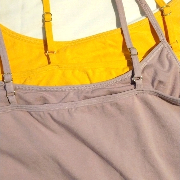 2 PINK Victoria's Secret Cami, Size Small, Yellow and Rose Colored - Picture 5 of 7